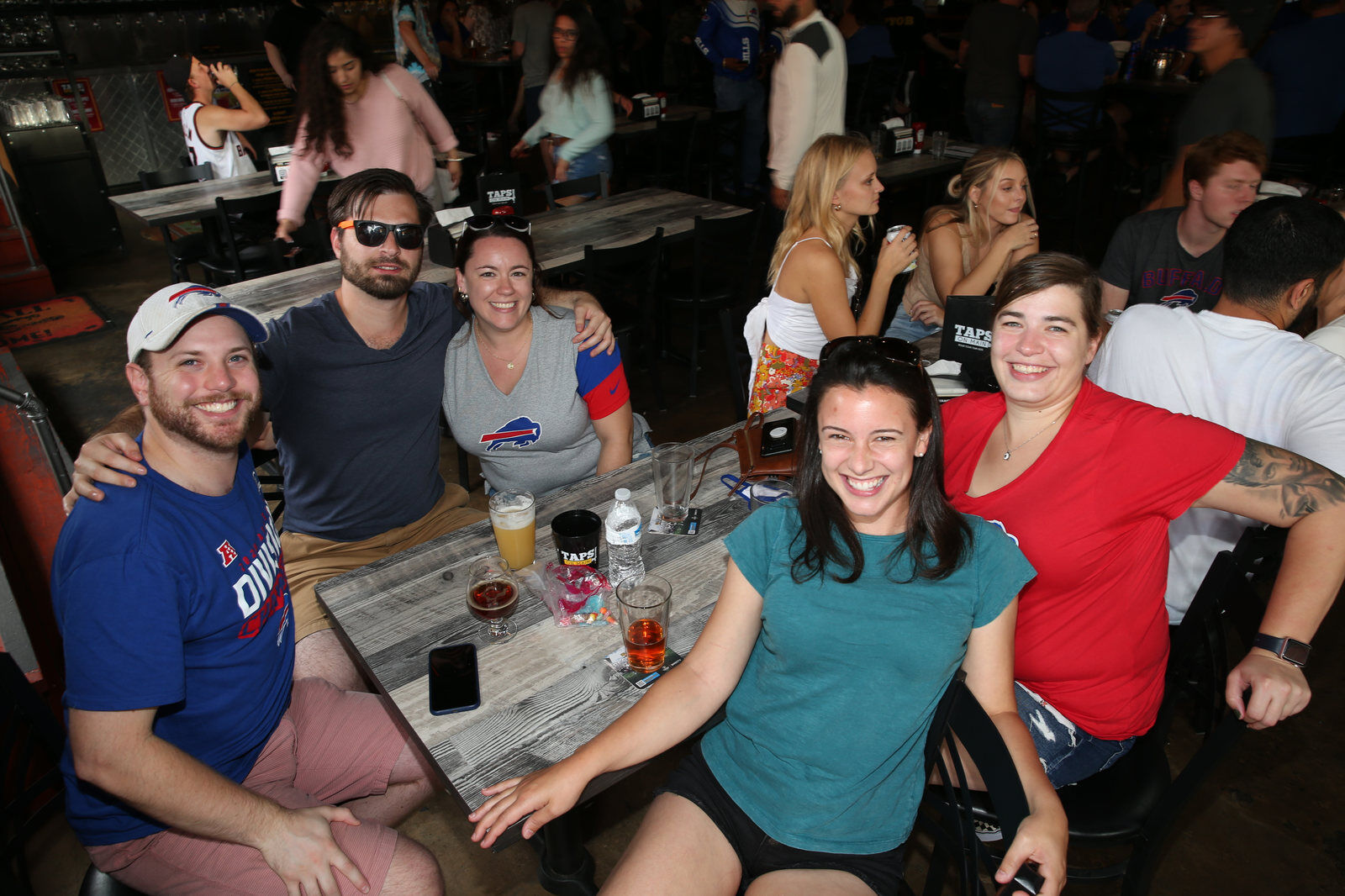 Buffalo Bills backers took over the the Taps on Main Bar